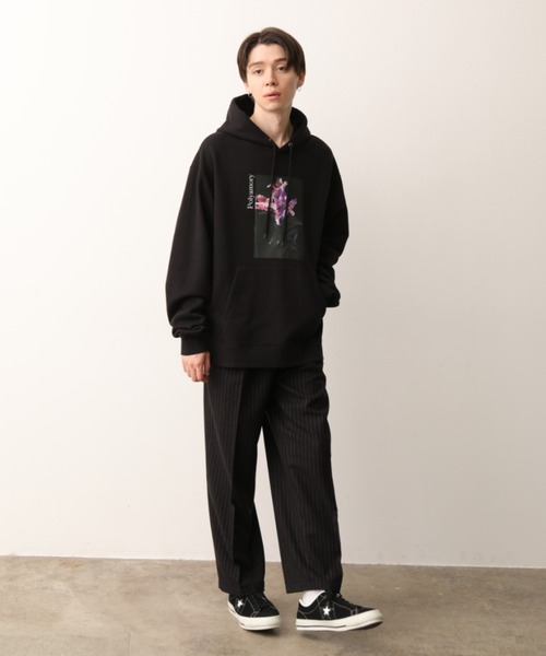 JUNRED（ジュンレッド）の「DAIKI NAKAMURA コラボグラフィックプルパーカー（パーカー・メンズ・ホワイト/ブラック/サックスブルー・S/M/L）」の6枚目の写真