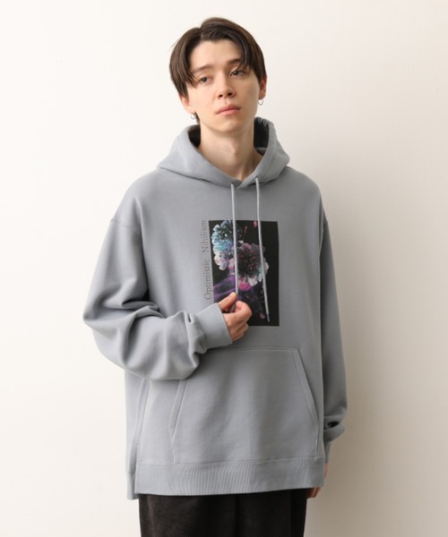 JUNRED（ジュンレッド）の「DAIKI NAKAMURA コラボグラフィックプルパーカー（パーカー・メンズ・ホワイト/ブラック/サックスブルー・S/M/L）」の10枚目の写真