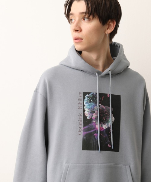 JUNRED（ジュンレッド）の「DAIKI NAKAMURA コラボグラフィックプルパーカー（パーカー・メンズ・ホワイト/ブラック/サックスブルー・S/M/L）」の11枚目の写真