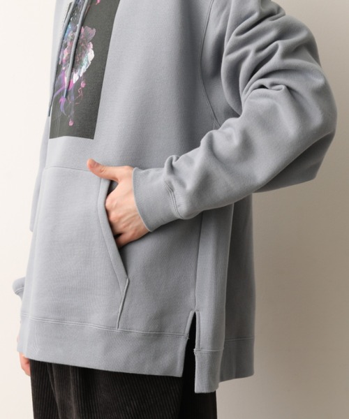 JUNRED（ジュンレッド）の「DAIKI NAKAMURA コラボグラフィックプルパーカー（パーカー・メンズ・ホワイト/ブラック/サックスブルー・S/M/L）」の17枚目の写真