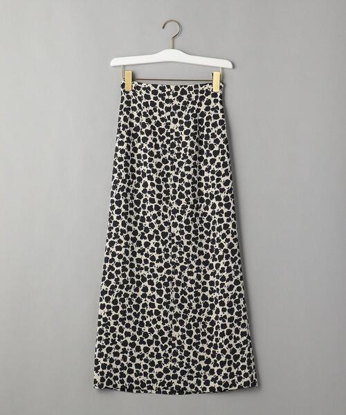 BEAUTY&YOUTH UNITED ARROWS（ビューティーアンドユースユナイテッドアローズ）の「BY フラワープリントハイウエストIラインマキシスカート（スカート・レディース・ダークグリーン/ブラック・SMALL/MEDIUM）」の14枚目の写真