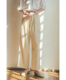 CLANE | BASIC TUCK PANTS(スラックス)