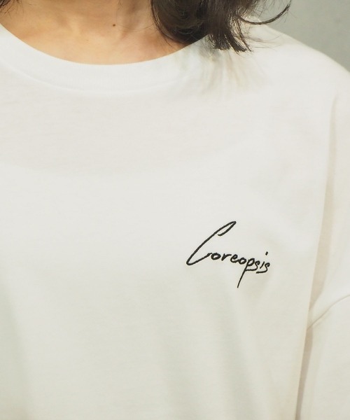 tiptop（ティップトップ）の「2021SS アソート線画プリントロンT（Tシャツ/カットソー・レディース・ブラック/オフホワイト/サックスブルー/グリーン/ホワイト系その他/ブラック系その他・FREE）」の20枚目の写真