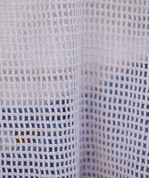 CIAOPANIC TYPY(チャオパニックティピー)の「コットンメッシュラグランTEE(Tシャツ/カットソー・レディース・チャコールグレー/ブラウン/アイボリー/バイオレット・ONE SIZE)」の8枚目の写真