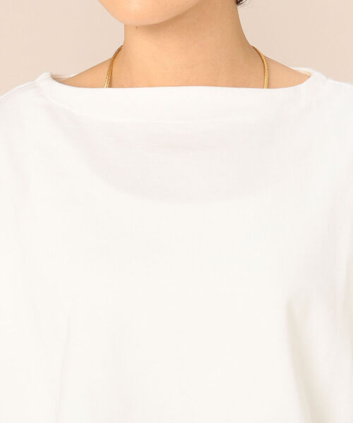 Traditional Weatherwear（トラディショナルウェザーウェア）の「【TRADITIONAL WEATHERWEAR/トラディショナル ウェザーウェア】BMB SHIRT LONG（Tシャツ/カットソー・レディース・オフホワイト・S）」の7枚目の写真