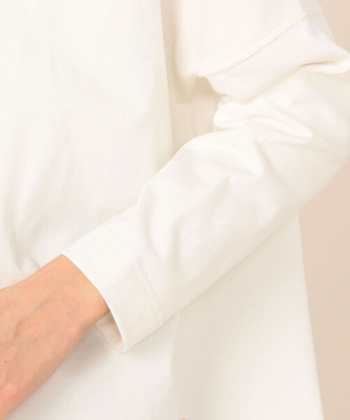 Traditional Weatherwear（トラディショナルウェザーウェア）の「【TRADITIONAL WEATHERWEAR/トラディショナル ウェザーウェア】BMB SHIRT LONG（Tシャツ/カットソー・レディース・オフホワイト・S）」の12枚目の写真