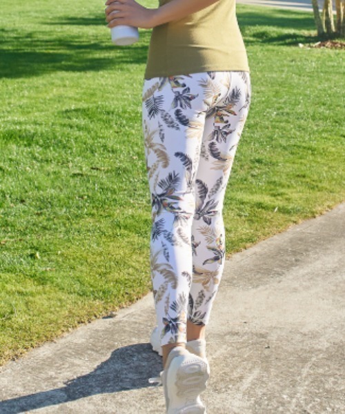 Ungrid（アングリッド）の「【ムラサキスポーツ別注】UNGRID/アングリッド  水陸両用ハイウエストレギンス/セットアップ対応   61305（レギンス/スパッツ・レディース・ブラック/カーキ/ベージュ/ブラウン/ホワイト/グレー・M/L）」の11枚目の写真