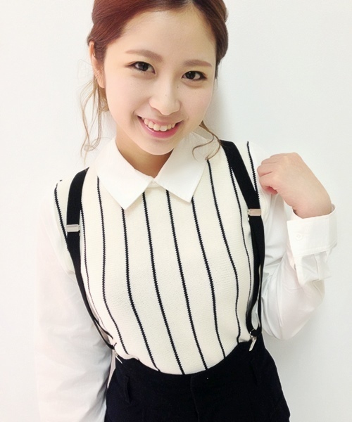 Chico（チコ）の「ベスト重ねSH（ニット/セーター・レディース・グリーン/グレー/ホワイト/ブルー・FREE）」の2枚目の写真