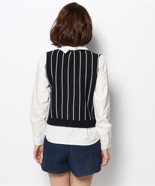 Chico（チコ）の「ベスト重ねSH（ニット/セーター・レディース・グリーン/グレー/ホワイト/ブルー・FREE）」の19枚目の写真