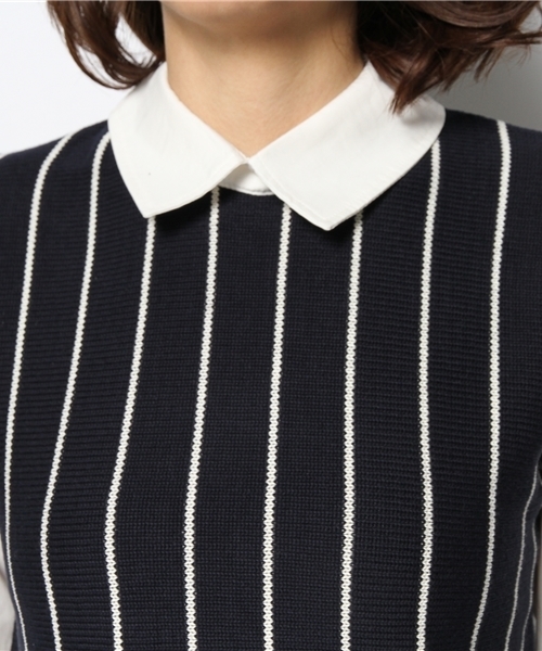 Chico（チコ）の「ベスト重ねSH（ニット/セーター・レディース・グリーン/グレー/ホワイト/ブルー・FREE）」の20枚目の写真