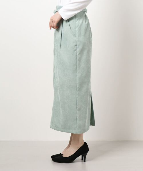 neigh(ネイ)の「neigh/《neigh》コーデュロイタイトスカート(スカート・レディース・ラベンダー/グリーン/ベージュ・FREE)」の5枚目の写真