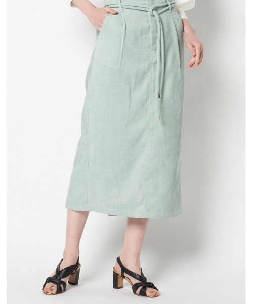 neigh(ネイ)の「neigh/《neigh》コーデュロイタイトスカート(スカート・レディース・ラベンダー/グリーン/ベージュ・FREE)」の2枚目の写真