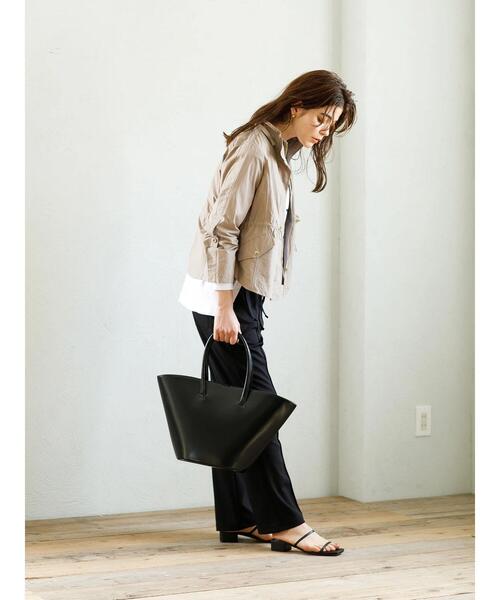 koe（コエ）の「ポンチフレアパンツ＊（その他パンツ・レディース・ブラック/アイボリー/グレー・S/M）」の9枚目の写真