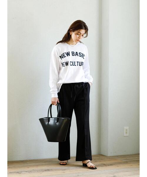 koe（コエ）の「ポンチフレアパンツ＊（その他パンツ・レディース・ブラック/アイボリー/グレー・S/M）」の12枚目の写真