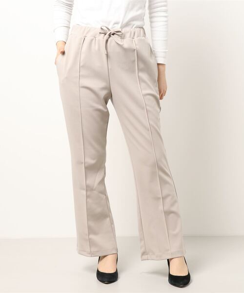 koe（コエ）の「ポンチフレアパンツ＊（その他パンツ・レディース・ブラック/アイボリー/グレー・S/M）」の16枚目の写真