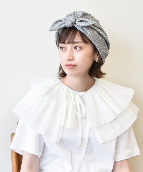 OVERRIDE（オーバーライド）の「【OVERRIDE】WAVE DOT NIGHTCAP / 【オーバーライド】ウェーブ　ドット　ナイトキャップ（キャップ・レディース・ブラック/ネイビー/グレー/ブルー・ONE SIZE）」の13枚目の写真