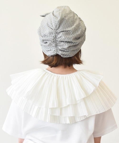 OVERRIDE（オーバーライド）の「【OVERRIDE】WAVE DOT NIGHTCAP / 【オーバーライド】ウェーブ　ドット　ナイトキャップ（キャップ・レディース・ブラック/ネイビー/グレー/ブルー・ONE SIZE）」の14枚目の写真