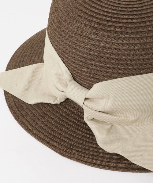 SENSE OF PLACE by URBAN RESEARCH(センスオブプレイスバイアーバンリサーチ)の「コンパクトカプリーヌハット(ハット・レディース・ブラック/ベージュ/ダークブラウン/アイボリー・ONE)」の7枚目の写真