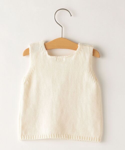 SHIPS(シップス)の「SHIPS KIDS:アイレット セット ロンパース(ロンパース・キッズ・ライトグレー/ナチュラル・ONE SIZE)」の4枚目の写真