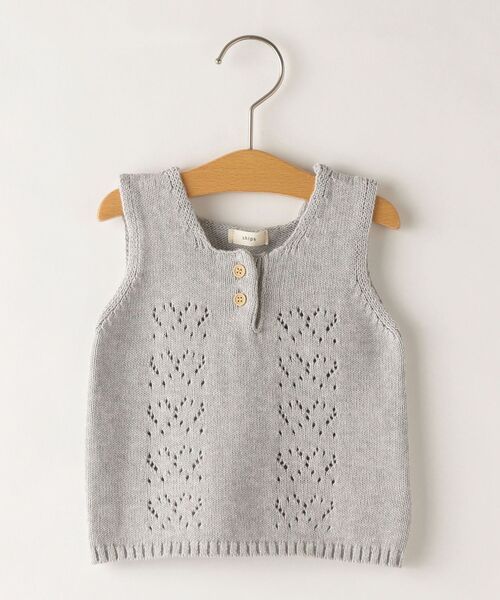 SHIPS(シップス)の「SHIPS KIDS:アイレット セット ロンパース(ロンパース・キッズ・ライトグレー/ナチュラル・ONE SIZE)」の19枚目の写真