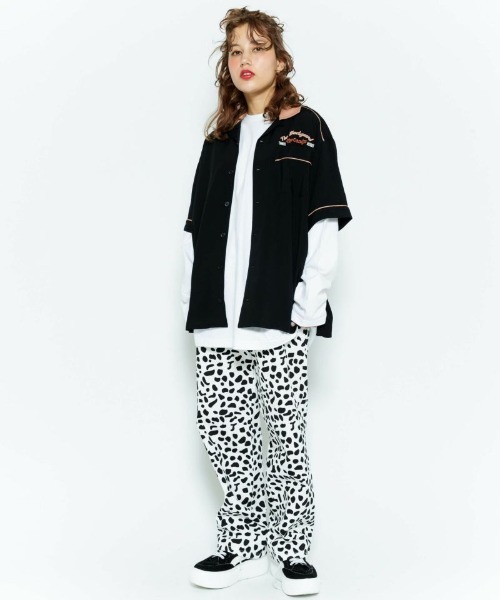 Candy Stripper（キャンディストリッパー）の「MOO パンツ（その他パンツ・レディース・グリーン/ホワイト・2）」の3枚目の写真