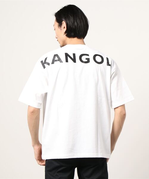 KANGOL（カンゴール）の「【KANGOL/カンゴール】バックプリント ブランドロゴ ポケット付Tシャツ（Tシャツ/カットソー・メンズ・ブラック/ベージュ/オフホワイト/オリーブ・M/L/XL）」の6枚目の写真