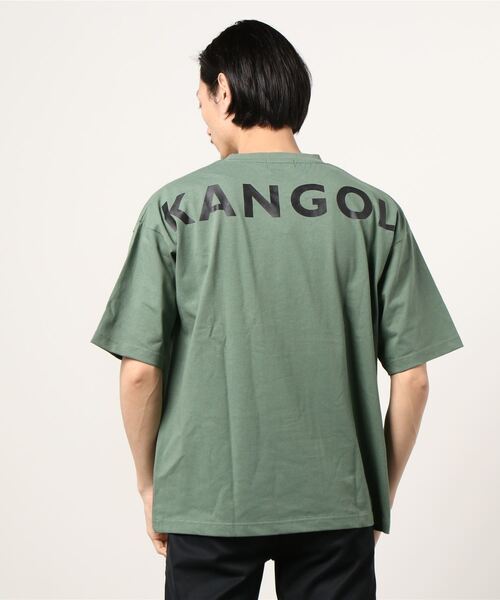 KANGOL（カンゴール）の「【KANGOL/カンゴール】バックプリント ブランドロゴ ポケット付Tシャツ（Tシャツ/カットソー・メンズ・ブラック/ベージュ/オフホワイト/オリーブ・M/L/XL）」の13枚目の写真