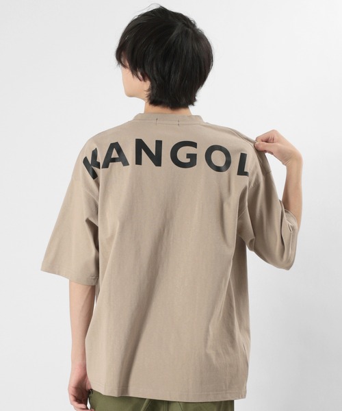 KANGOL（カンゴール）の「【KANGOL/カンゴール】バックプリント ブランドロゴ ポケット付Tシャツ（Tシャツ/カットソー・メンズ・ブラック/ベージュ/オフホワイト/オリーブ・M/L/XL）」の14枚目の写真