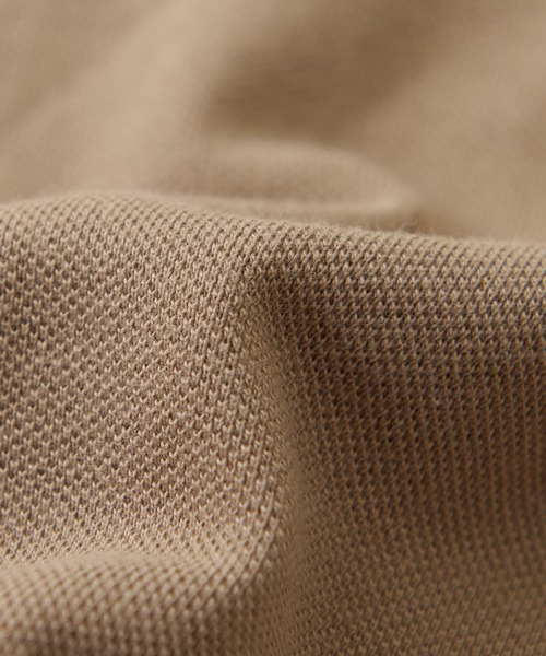 CUBE SUGAR（キューブシュガー）の「鹿の子ライン リブ クルーネック ワンピース（ワンピース・レディース・ホワイト/チャコールグレー/ベージュ・M）」の7枚目の写真