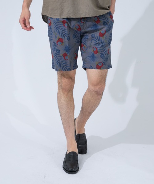 URBAN RESEARCH ROSSO MEN（アーバンリサーチロッソメン）の「花柄イージーショートパンツ（その他パンツ・メンズ・ネイビー/ブラウン・X-LARGE/SMALL/LARGE/MEDIUM）」の2枚目の写真