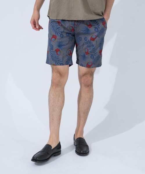 URBAN RESEARCH ROSSO MEN（アーバンリサーチロッソメン）の「花柄イージーショートパンツ（その他パンツ・メンズ・ネイビー/ブラウン・X-LARGE/SMALL/LARGE/MEDIUM）」の3枚目の写真