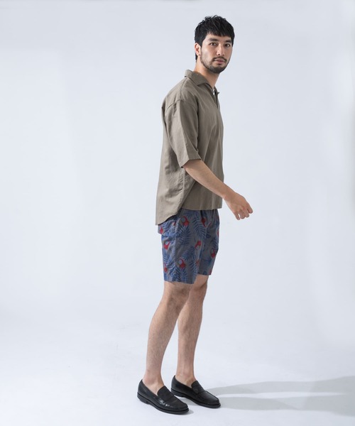 URBAN RESEARCH ROSSO MEN（アーバンリサーチロッソメン）の「花柄イージーショートパンツ（その他パンツ・メンズ・ネイビー/ブラウン・X-LARGE/SMALL/LARGE/MEDIUM）」の5枚目の写真