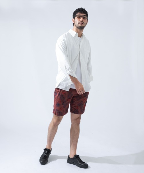 URBAN RESEARCH ROSSO MEN（アーバンリサーチロッソメン）の「花柄イージーショートパンツ（その他パンツ・メンズ・ネイビー/ブラウン・X-LARGE/SMALL/LARGE/MEDIUM）」の9枚目の写真