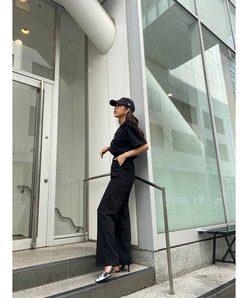 EGOIST（エゴイスト）の「フロントジップオールインワン（サロペット/オーバーオール・レディース・ブラック/ブラウン・S/M）」の16枚目の写真