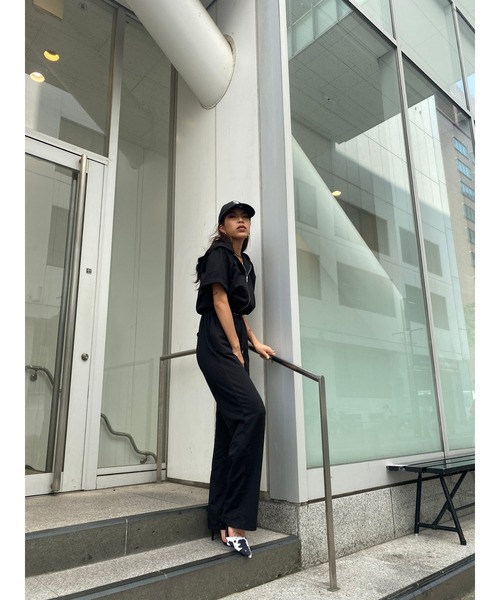 EGOIST（エゴイスト）の「フロントジップオールインワン（サロペット/オーバーオール・レディース・ブラック/ブラウン・S/M）」の20枚目の写真