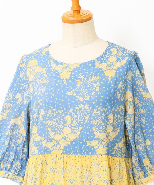 AS KNOW AS de base（アズノゥアズドゥバズ）の「反転プリントダンドールワンピース（ワンピース・レディース・ピンク系その他/ブルー系その他・FREE）」の9枚目の写真