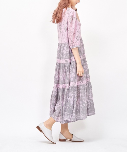 AS KNOW AS de base（アズノゥアズドゥバズ）の「反転プリントダンドールワンピース（ワンピース・レディース・ピンク系その他/ブルー系その他・FREE）」の10枚目の写真