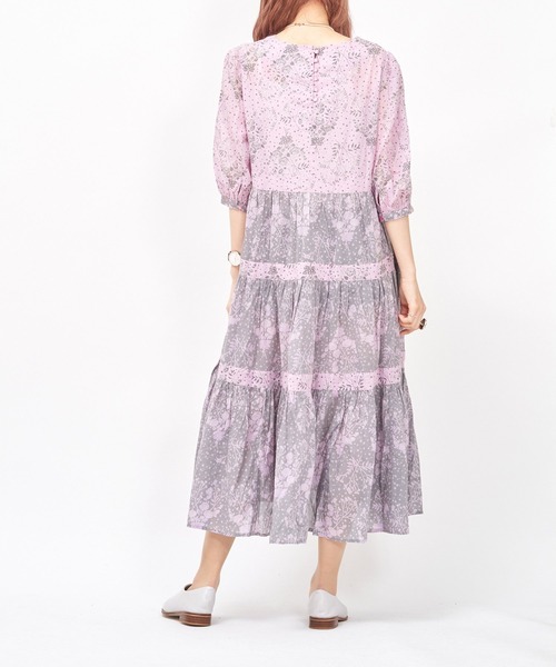 AS KNOW AS de base（アズノゥアズドゥバズ）の「反転プリントダンドールワンピース（ワンピース・レディース・ピンク系その他/ブルー系その他・FREE）」の21枚目の写真