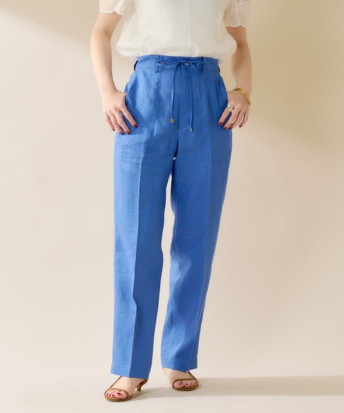 SHENERY（シーナリー）の「リネンドロストパンツ（その他パンツ・レディース・オフホワイト/ブルー/グリーン系その他・38/36）」の16枚目の写真