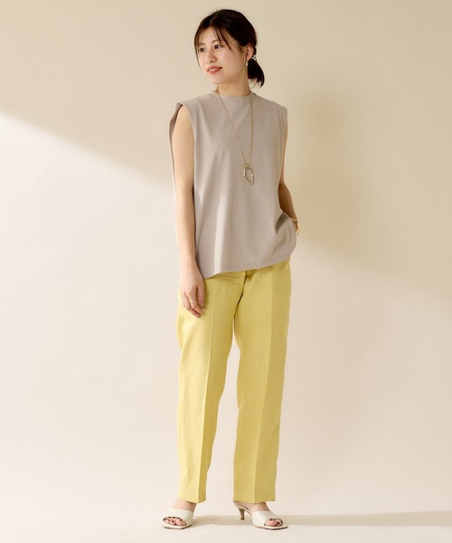 SHENERY（シーナリー）の「リネンドロストパンツ（その他パンツ・レディース・オフホワイト/ブルー/グリーン系その他・38/36）」の11枚目の写真