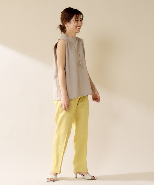 SHENERY（シーナリー）の「リネンドロストパンツ（その他パンツ・レディース・オフホワイト/ブルー/グリーン系その他・38/36）」の13枚目の写真