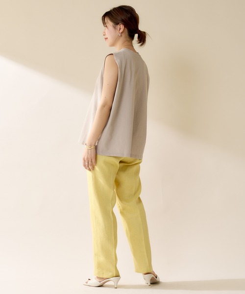 SHENERY（シーナリー）の「リネンドロストパンツ（その他パンツ・レディース・オフホワイト/ブルー/グリーン系その他・38/36）」の14枚目の写真