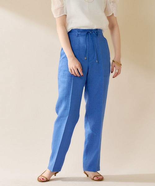 SHENERY（シーナリー）の「リネンドロストパンツ（その他パンツ・レディース・オフホワイト/ブルー/グリーン系その他・38/36）」の18枚目の写真