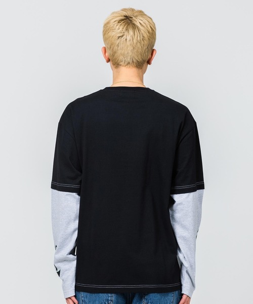 XLARGE（エクストララージ）の「TRIBAL LAYERED L/S TEE（Tシャツ/カットソー・メンズ・ブラック/ブラウン/グリーン・S/M/L/XL）」の5枚目の写真