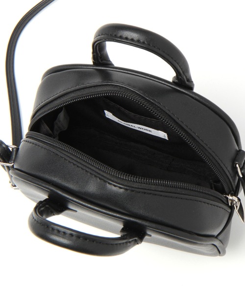 GLOBAL WORK（グローバルワーク）の「【キッズ】ボストンミニBAG/948647（ボストンバッグ・キッズ・ホワイト系その他2/ブラック・FREE）」の4枚目の写真