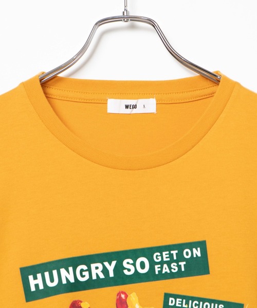WEGO(ウィゴー)の「WEGO/HOTDOGスケボーTシャツ(Tシャツ/カットソー・レディース・ダークオレンジ/ダークグリーン・MEDIUM/X-LARGE/LARGE/SMALL)」の16枚目の写真