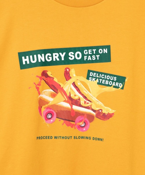 WEGO(ウィゴー)の「WEGO/HOTDOGスケボーTシャツ(Tシャツ/カットソー・レディース・ダークオレンジ/ダークグリーン・MEDIUM/X-LARGE/LARGE/SMALL)」の19枚目の写真
