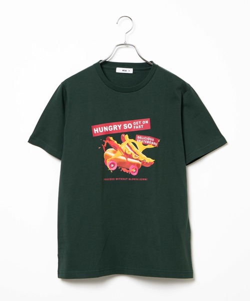WEGO(ウィゴー)の「WEGO/HOTDOGスケボーTシャツ(Tシャツ/カットソー・レディース・ダークオレンジ/ダークグリーン・MEDIUM/X-LARGE/LARGE/SMALL)」の21枚目の写真
