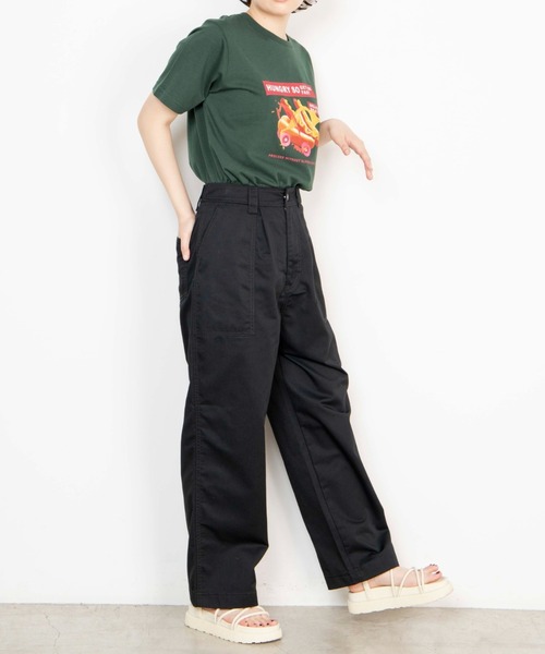 WEGO(ウィゴー)の「WEGO/HOTDOGスケボーTシャツ(Tシャツ/カットソー・レディース・ダークオレンジ/ダークグリーン・MEDIUM/X-LARGE/LARGE/SMALL)」の6枚目の写真