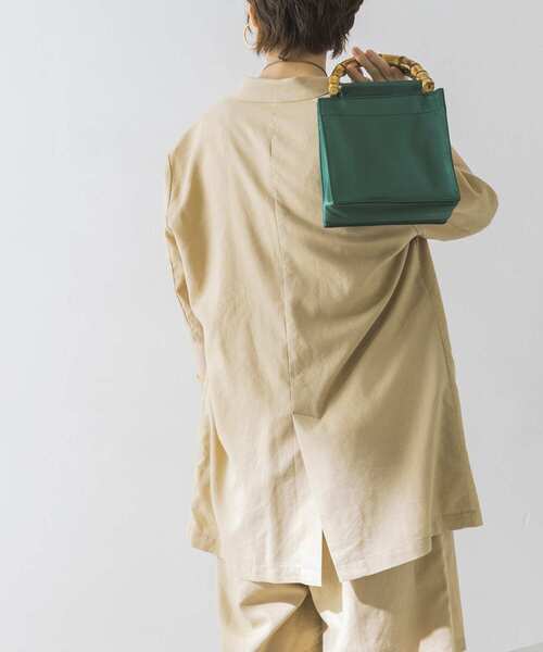 URBAN RESEARCH（アーバンリサーチ）の「リネン混ハーフスリーブジャケット（その他アウター・レディース・ベージュ/ライトカーキ・FREE）」の7枚目の写真